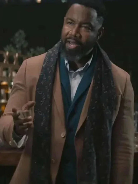 Michael Jai White Hostile Takeover Brown Blazer