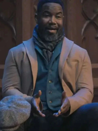 Michael Jai White Hostile Takeover Brown Blazer