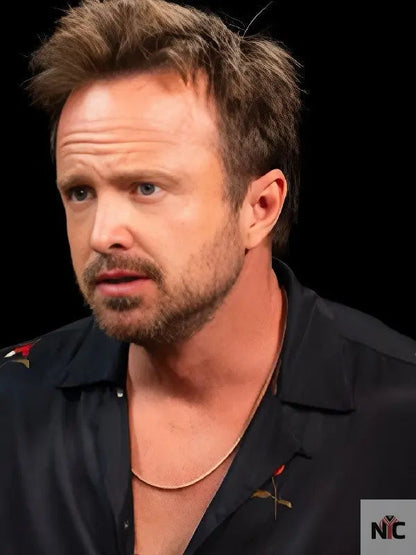 Hot Ones S27 Aaron Paul Poppies Floral Print Shirt