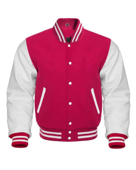 Hot Pink Varsity Jacket