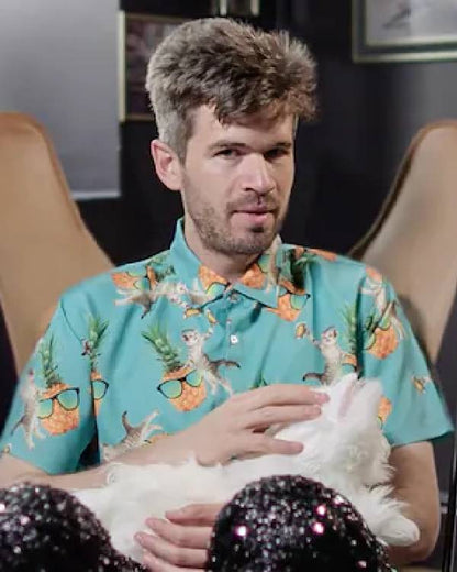House of Cats Ivo Graham Cat Pineapple Hawaiian Shirt