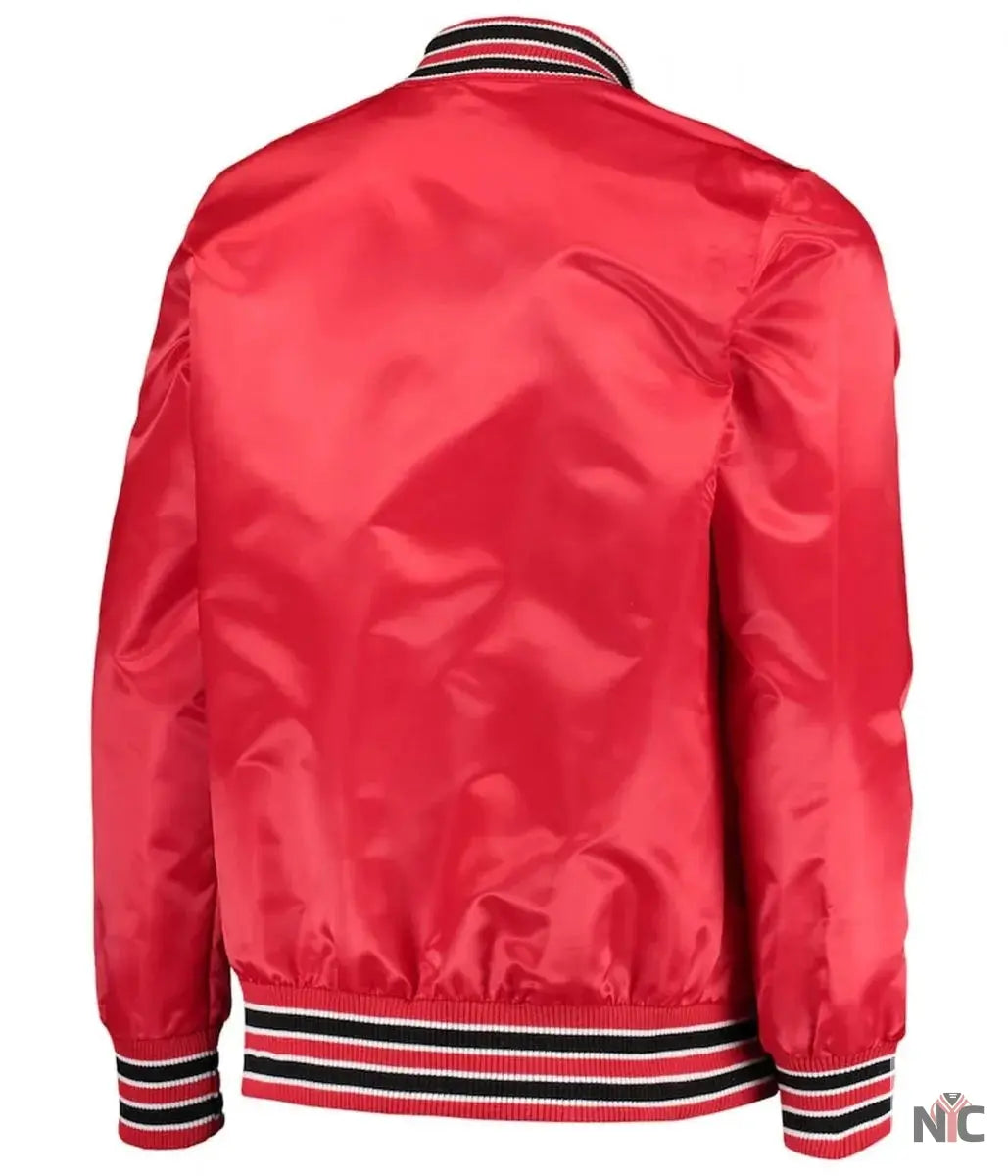 Houston Rockets The Diamond Classic Red Full-Snap Jacket