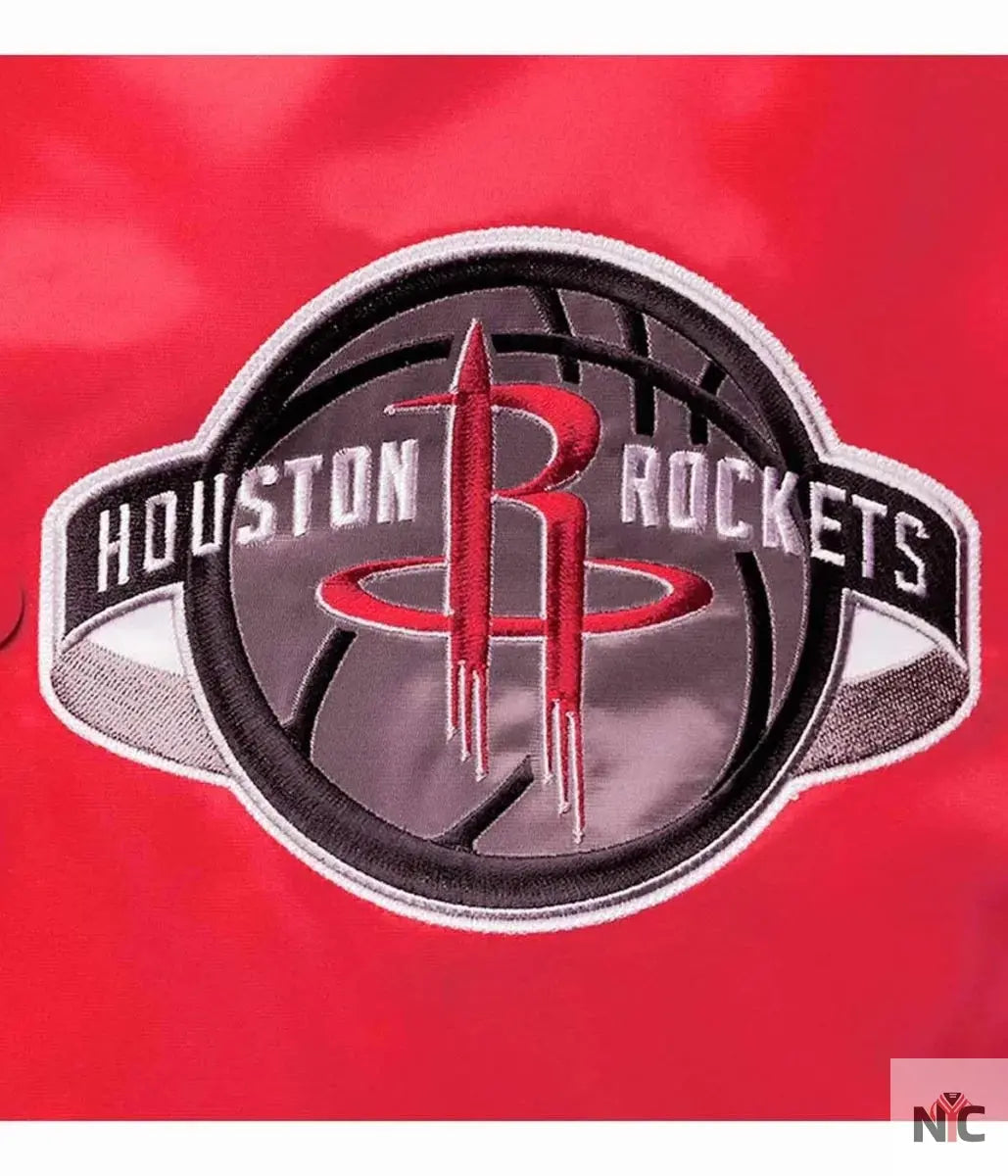 Houston Rockets The Diamond Classic Red Full-Snap Jacket