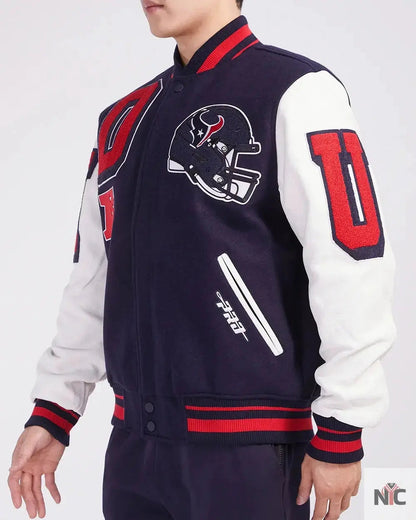 Houston Texans Mashup Varsity Jacket