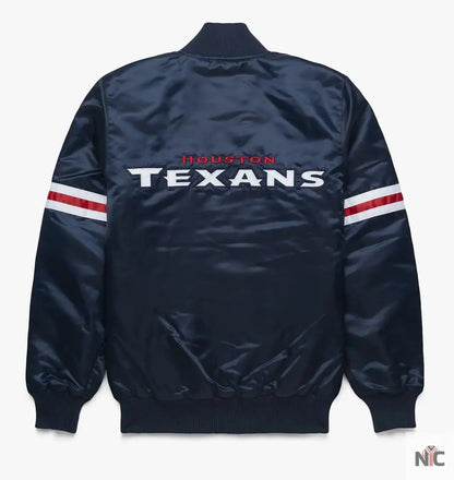 Houston Texans Satin Varsity Jacket