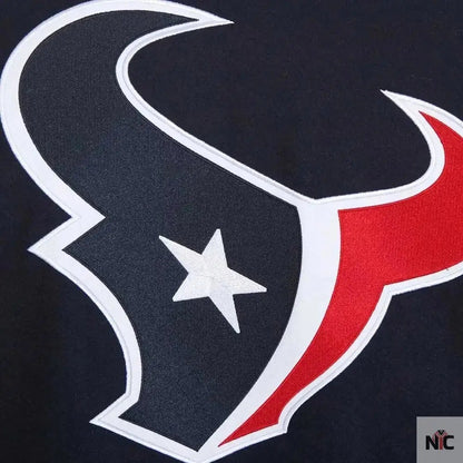 Houston Texans Teddy Embroidered Varsity Wool Jacket