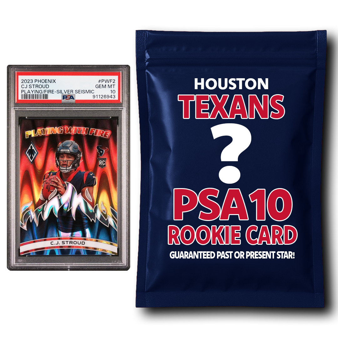 Houston Texans PSA 10 Graded Rookie Card Mystery Pack