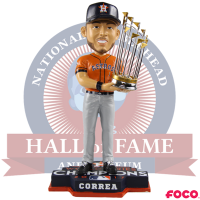 Houston Astros 2017 World Series Champions Orange Jersey Bobbleheads