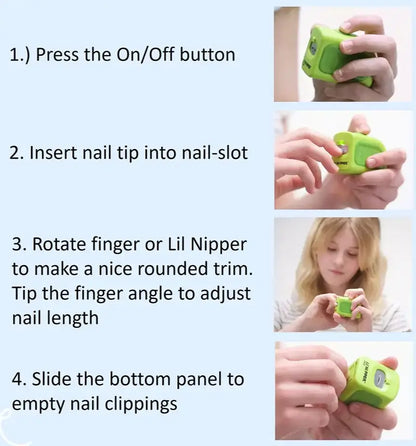 Child Size Electric Nail Clipper - School-aged kids (Ages 5-13) - Lil Nipper