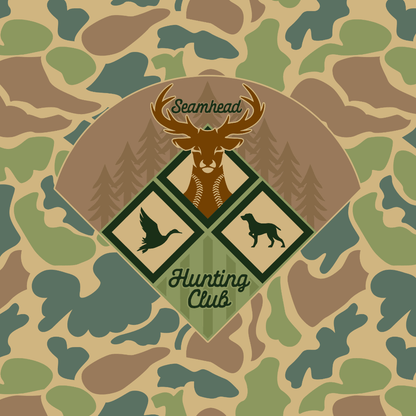 Seamhead Hunting Club Camo Mesh Lifestyle Baseball Shorts