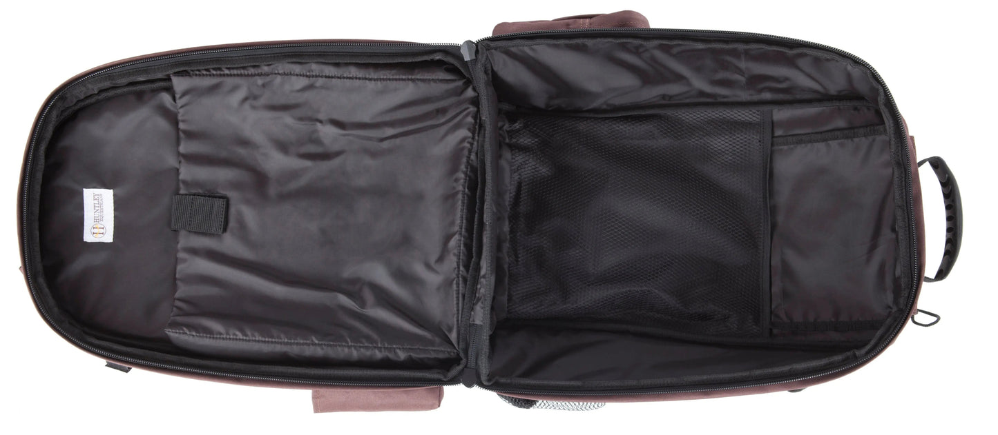 Huntley Equestrian Deluxe Equestrian Backpack, Brown