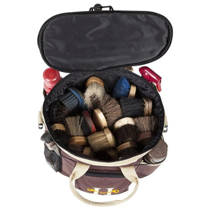 Huntley Equestrian Deluxe Grooming Bag, Brown