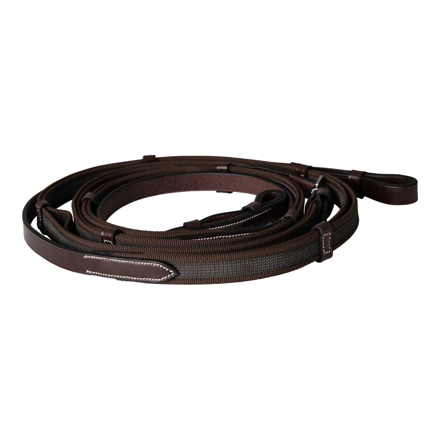 Huntley Equestrian Double Layer Web Grip Reins