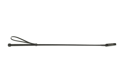 Huntley Equestrian English Riding Crop with Handle, 26" Inches, Black