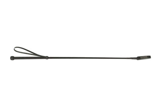 Huntley Equestrian English Riding Crop with Handle, 26" Inches, Black
