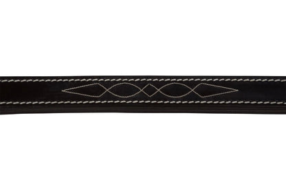 Huntley Equestrian Fancy Stitched Leather Halter Replacement Crown Piece