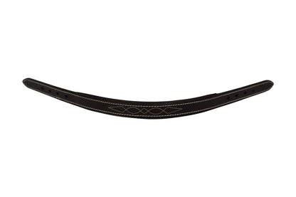Huntley Equestrian Fancy Stitched Leather Halter Replacement Crown Piece