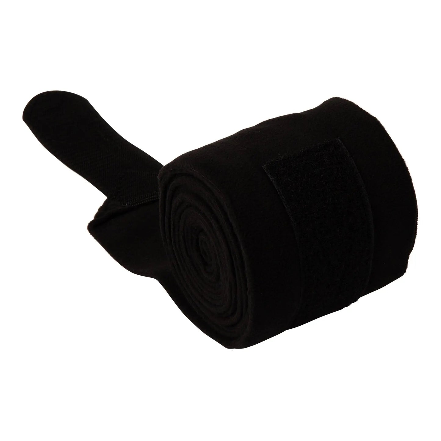 Huntley Equestrian Polo Fleece Wraps, Set of 4, Black