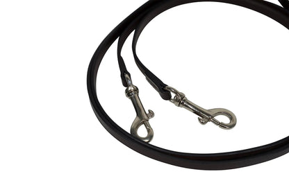 Huntley Equestrian Sedgwick Leather Draw Reins With Snap Ends