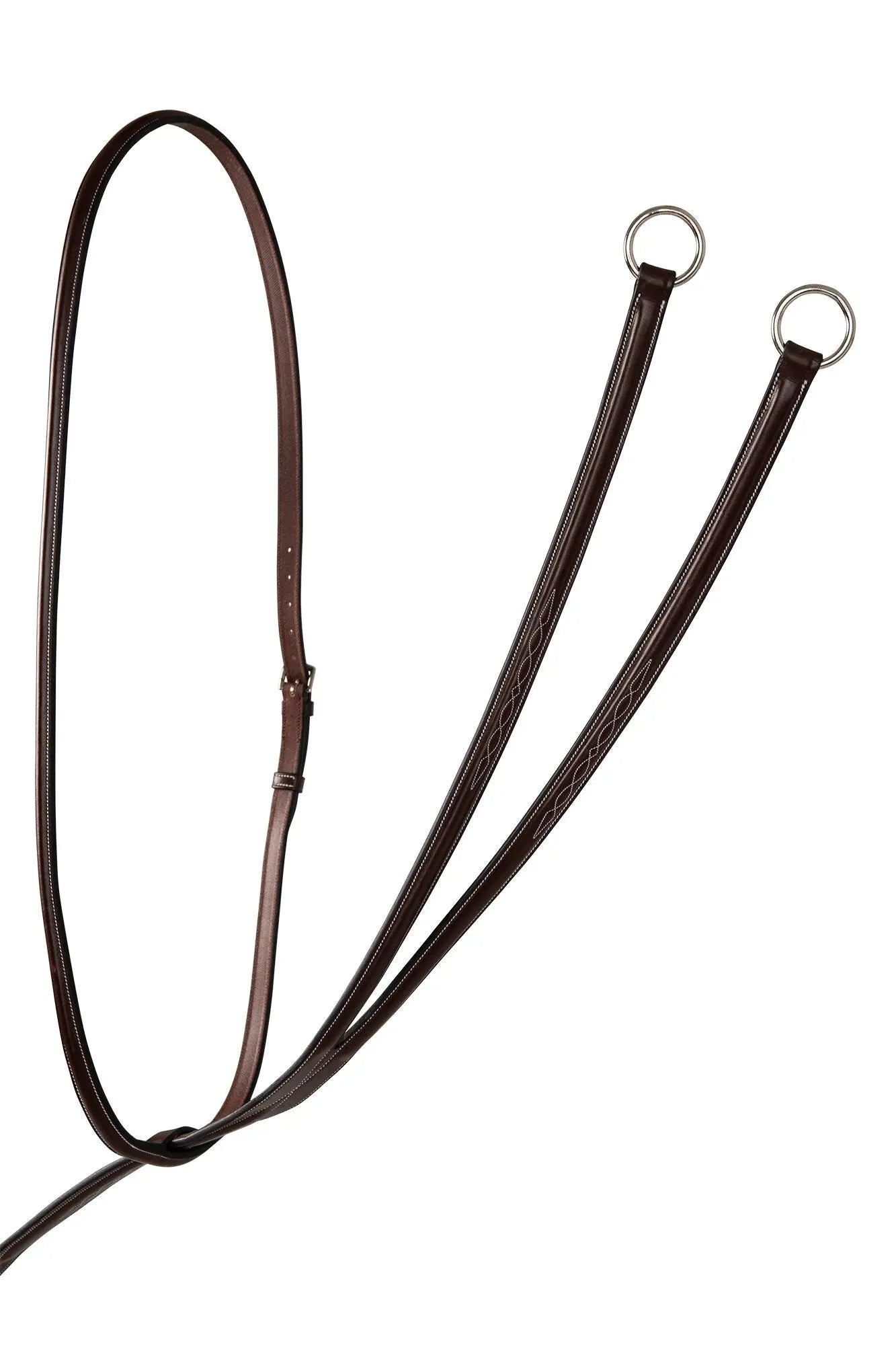 Huntley Equestrian Sedgwick Fancy Stitched Running Martingale, Cob size