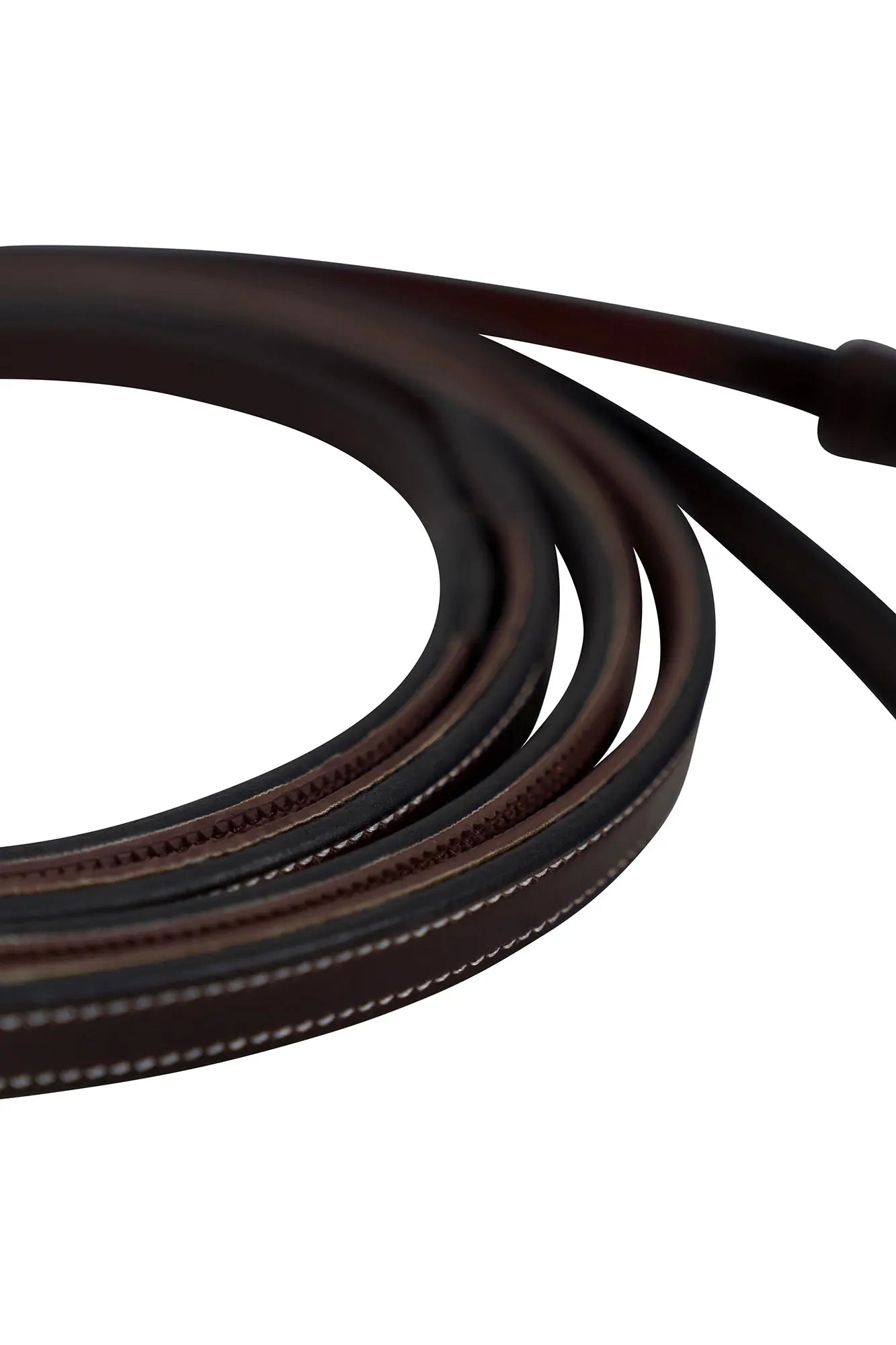 Huntley Equestrian Sedgwick Pelham Flat Curb Reins, Rubber Lined