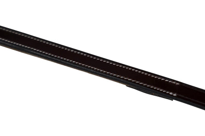 Huntley Equestrian Sedgwick Pelham Flat Curb Reins, Rubber Lined