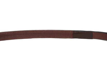 Huntley Equestrian Sedgwick Pelham Flat Curb Reins, Rubber Lined