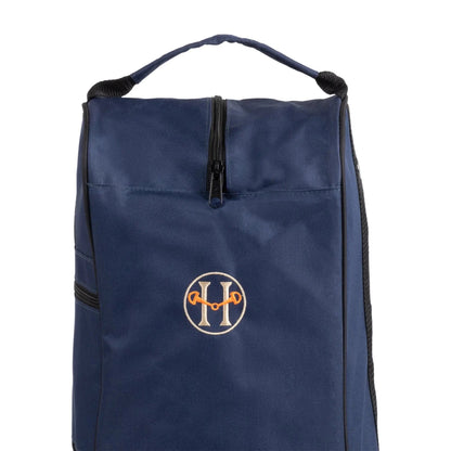 Huntley Equestrian Tall Riding Boot Bag, Navy
