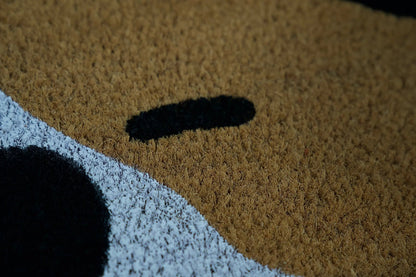 Huntley Pet Dog Print Natural Coir Doormat Anti Slip Backing