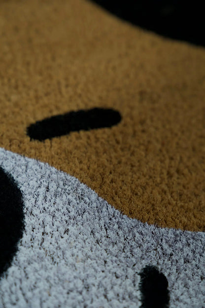 Huntley Pet Dog Print Natural Coir Doormat Anti Slip Backing