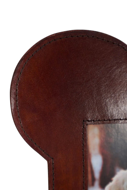 Huntley Pet Leather Bone Shaped Picture Frame, 4x6