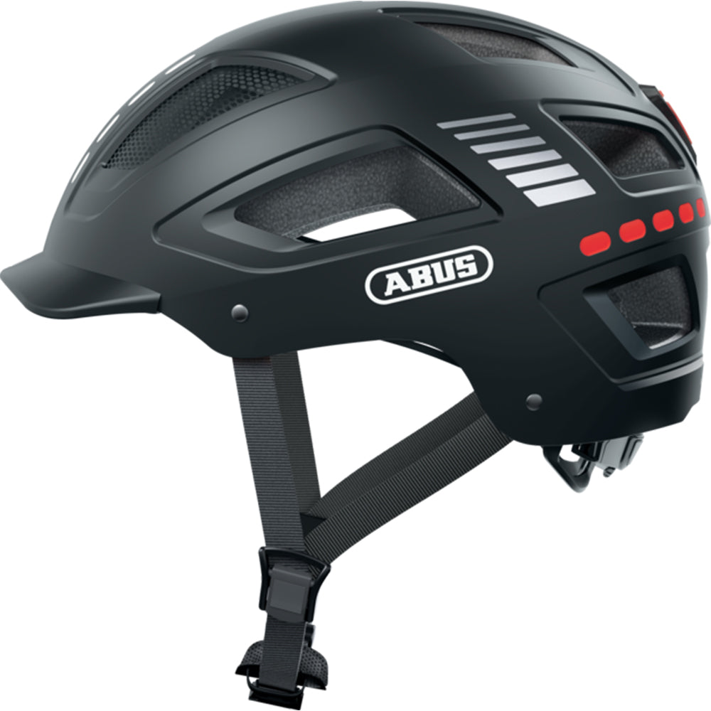 ABUS Hyban 2.0 LED Helmet (Signal Black)