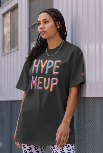 HYPE MEUP Affirmations Oversized Vintage Feel T-Shirt