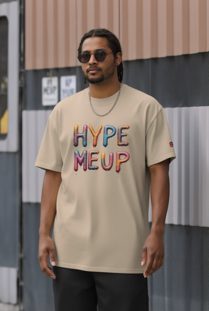 HYPE MEUP Affirmations Oversized Vintage Feel T-Shirt