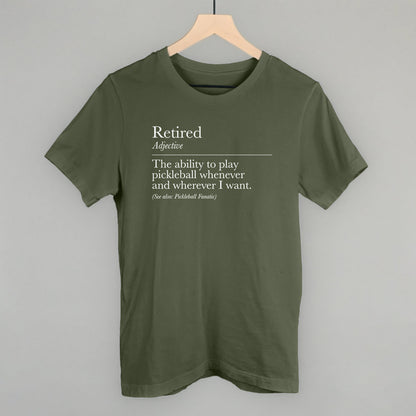 Retired Definition (Pickleball)