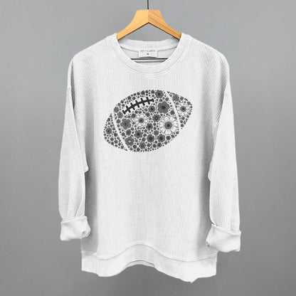 Floral Football Grey