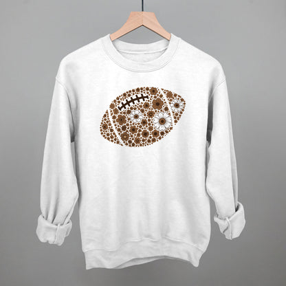 Floral Football Brown