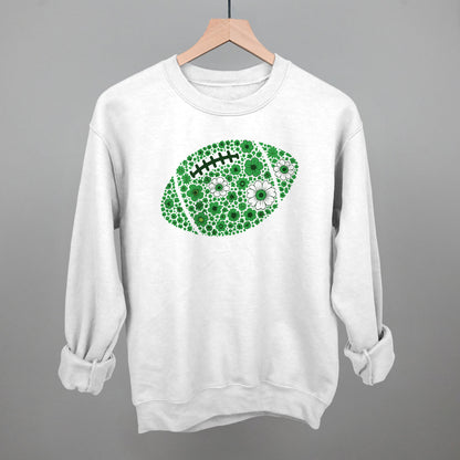 Floral Football Green