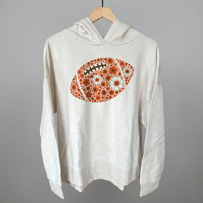 Floral Football Orange