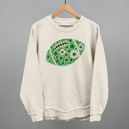 Floral Football Green