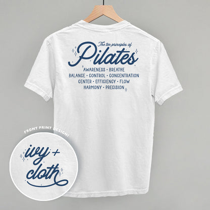 The 10 Principles Of Pilates (Back Print)