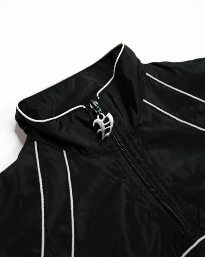 “RADIANT AURA” NYLON TRACK JACKET (NIGHT PULSE)