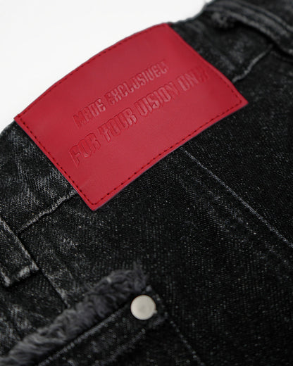 VZNARY "TWIST OF FATE" JEANS (BLACK)