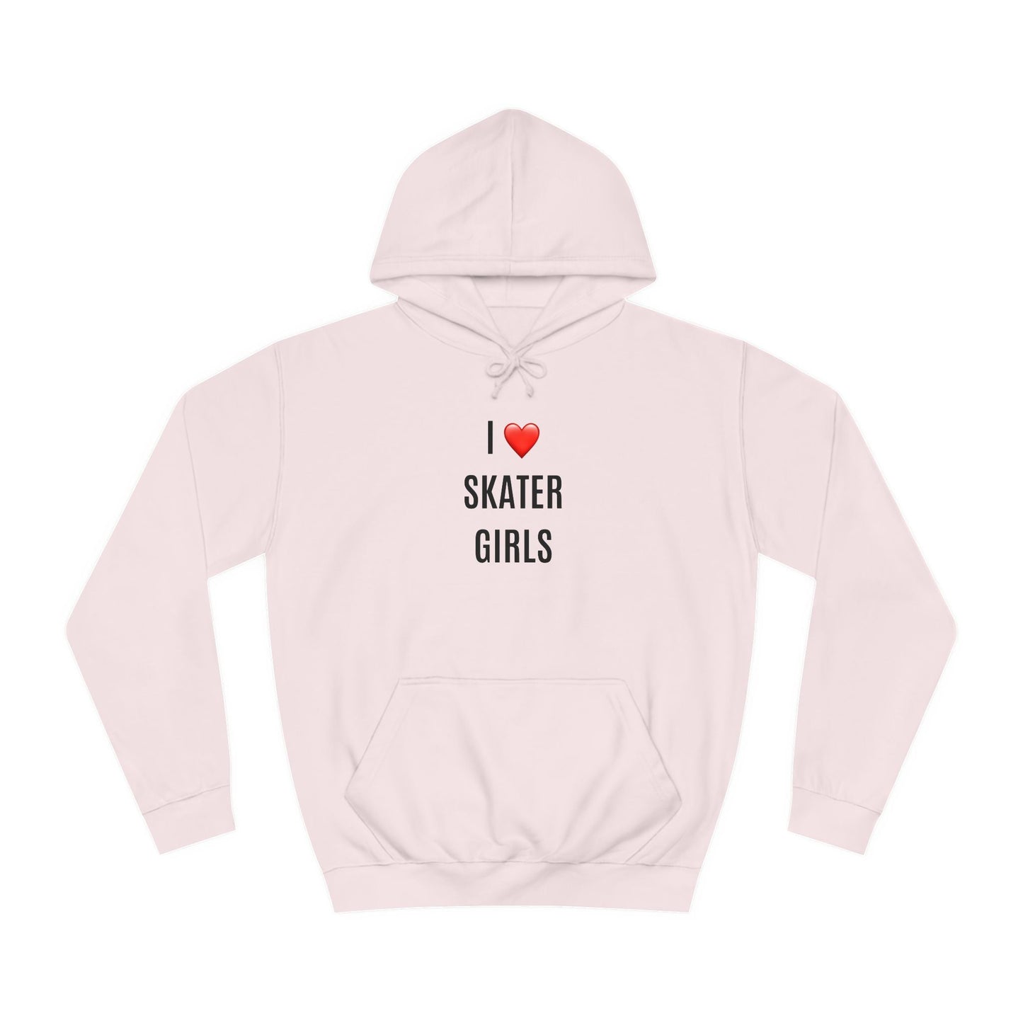 I Love Skater Girls Unisex Hoodie