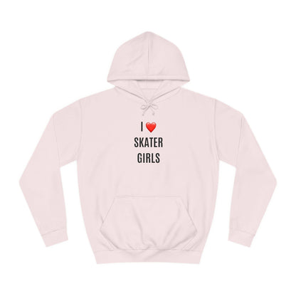 I Love Skater Girls Unisex Hoodie