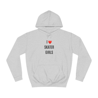 I Love Skater Girls Unisex Hoodie