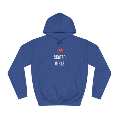I Love Skater Girls Unisex Hoodie