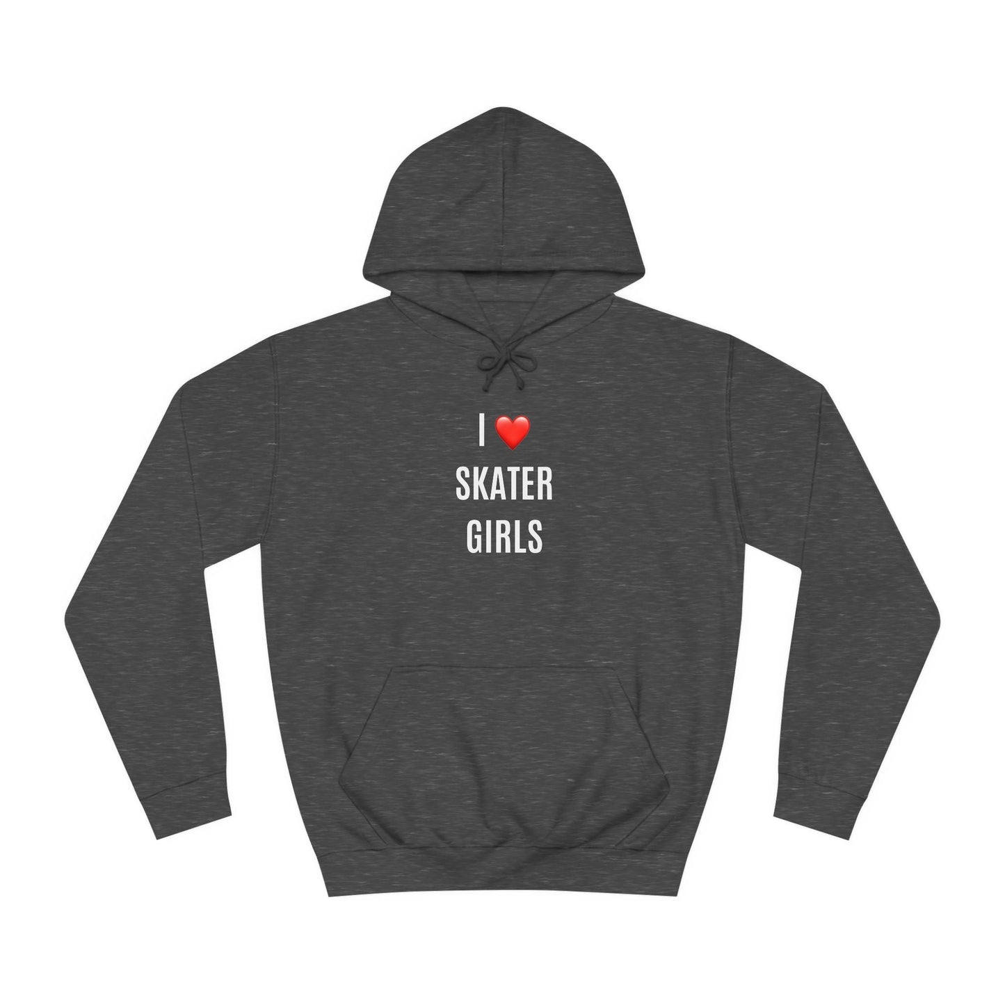 I Love Skater Girls Unisex Hoodie