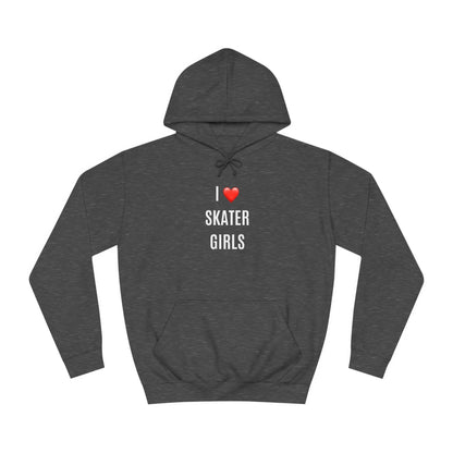 I Love Skater Girls Unisex Hoodie