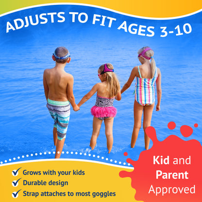 Pink Frogz Kids Swim Goggles